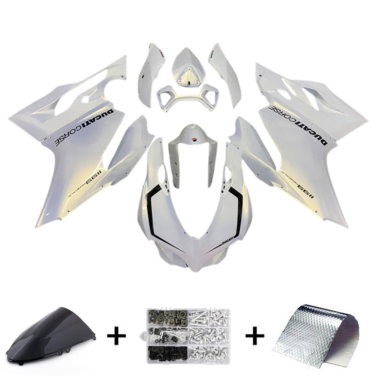 2012-2015 Ducati 1199 899 Injection Fairing Kit Bodywork Plastic ABS#115