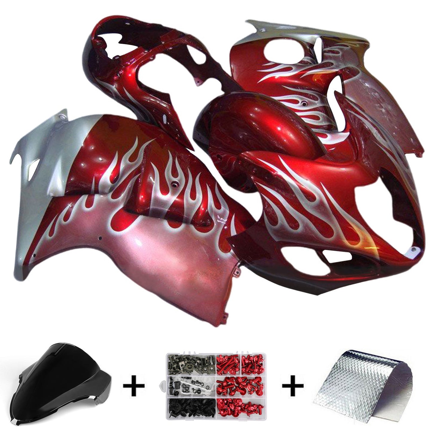1999-2007 Suzuki Hayabusa GSX1300R Injection Fairing Kit Bodywork Plastic ABS