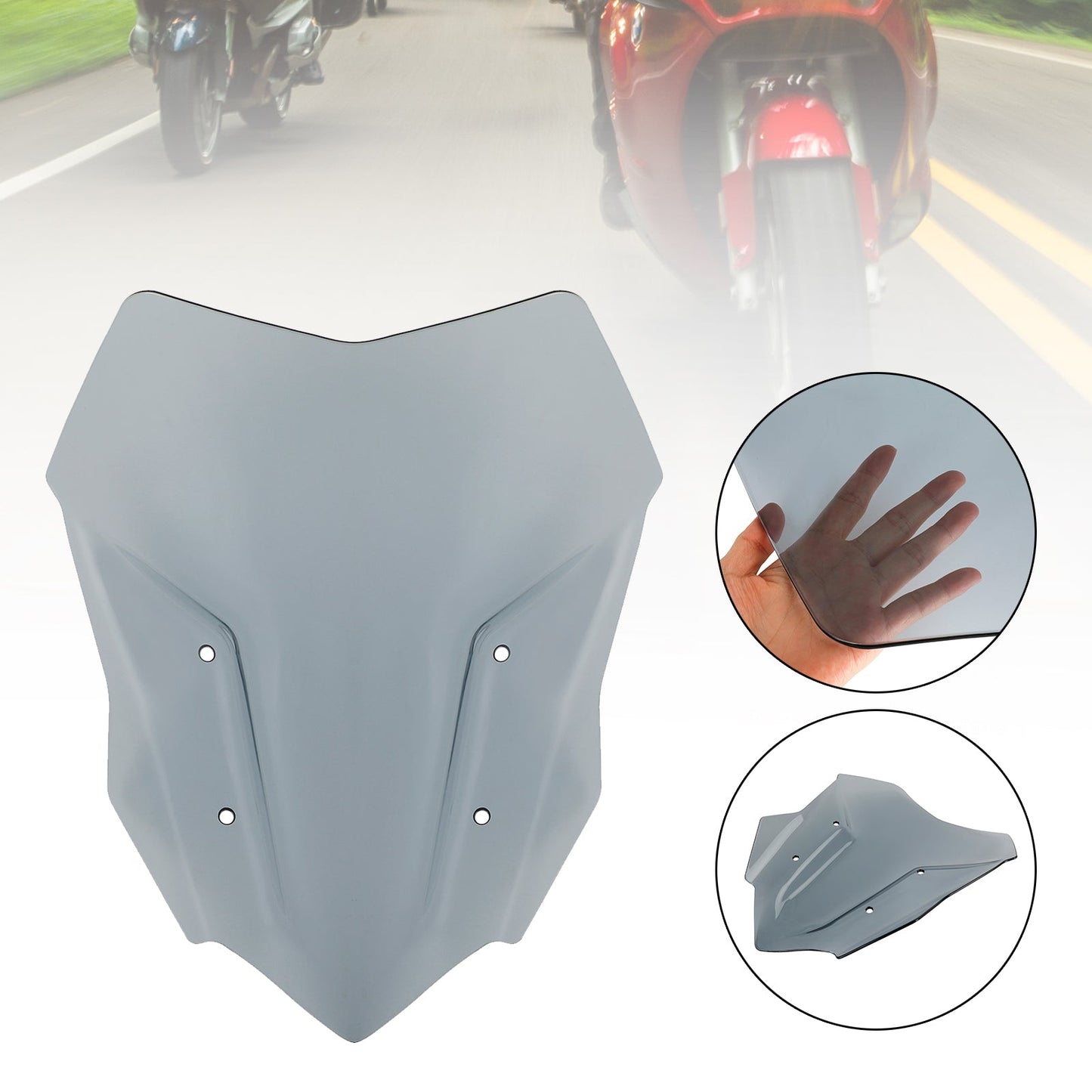 ABS Motorcycle Windshield WindScreen fit for BMW S1000XR 2015-2019