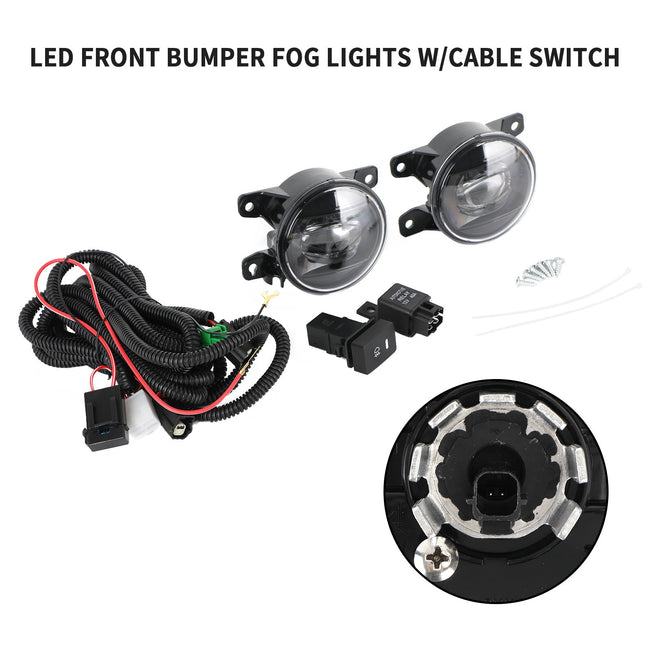 Front LED Fog Light Driving Lamp Switch Wiring Kit For Honda Civic 2022+