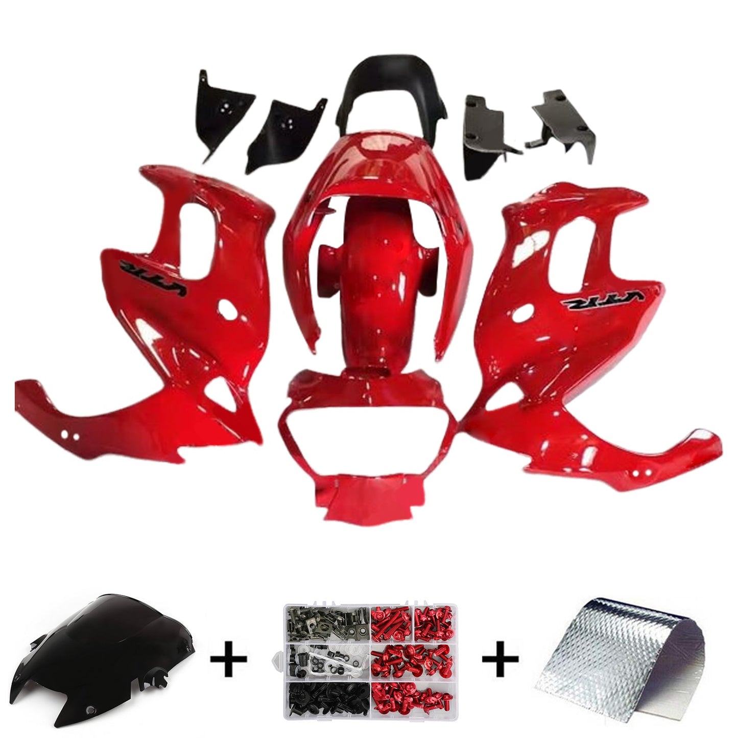 1997-2005 Honda VTR1000F Injection Fairing Kit Bodywork Plastic ABS