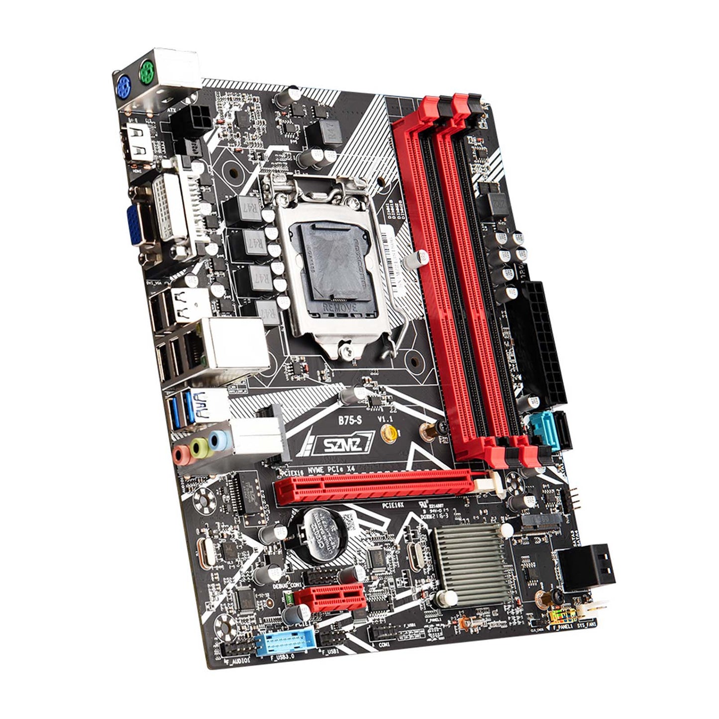 B75-S Motherboard Lga 1155 Support 4*ddr3 USB3.0 Sata3 Nvme Wifi Bluetooth