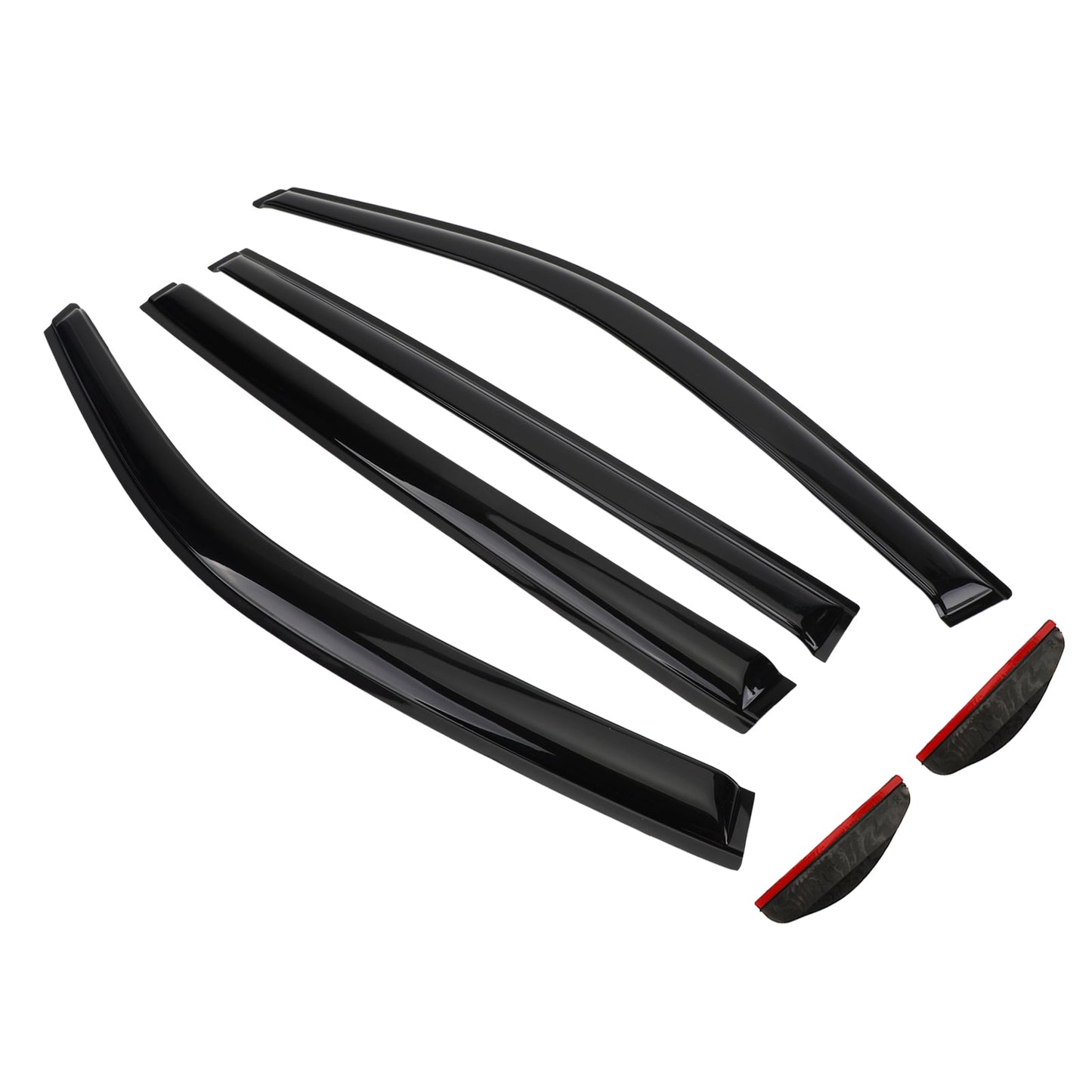 Car Window Sun Rain Guard Visors Kit 6PCS For Toyota Highlander 2014-2019