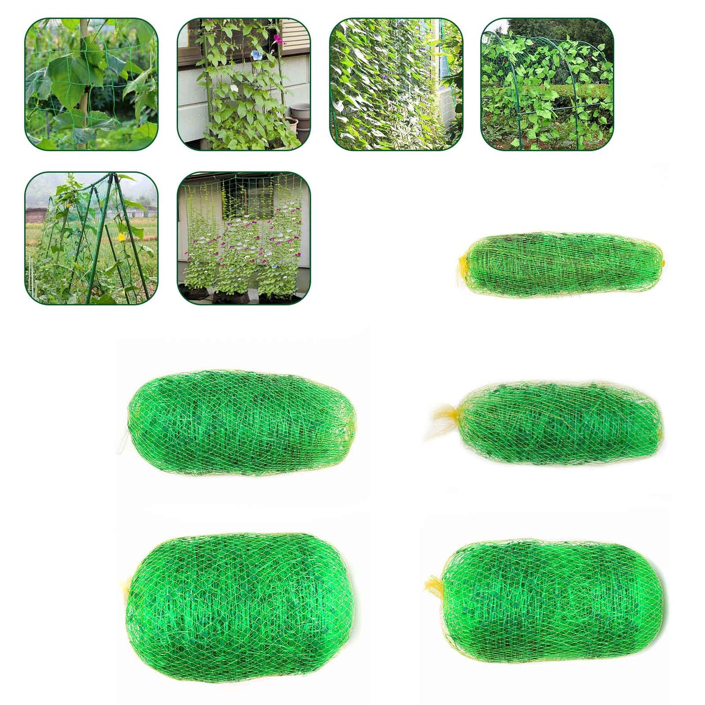 30-328 FT Plants Support Green Plastic Trellis Netting for Climbing Plants