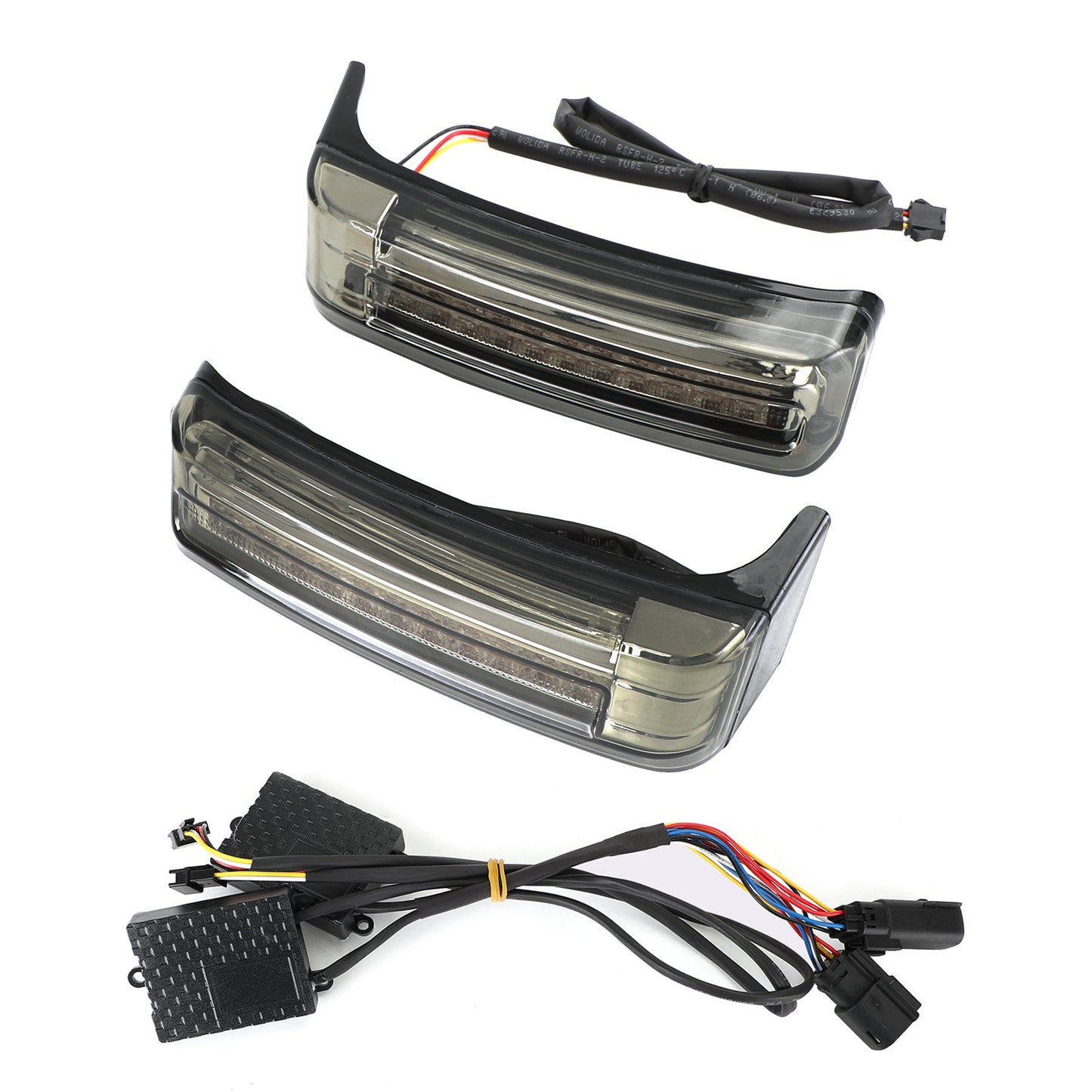 LED Saddlebag Saddle Bags Run Brake Turn Lamp Lights For Touring 2014-2021 Red