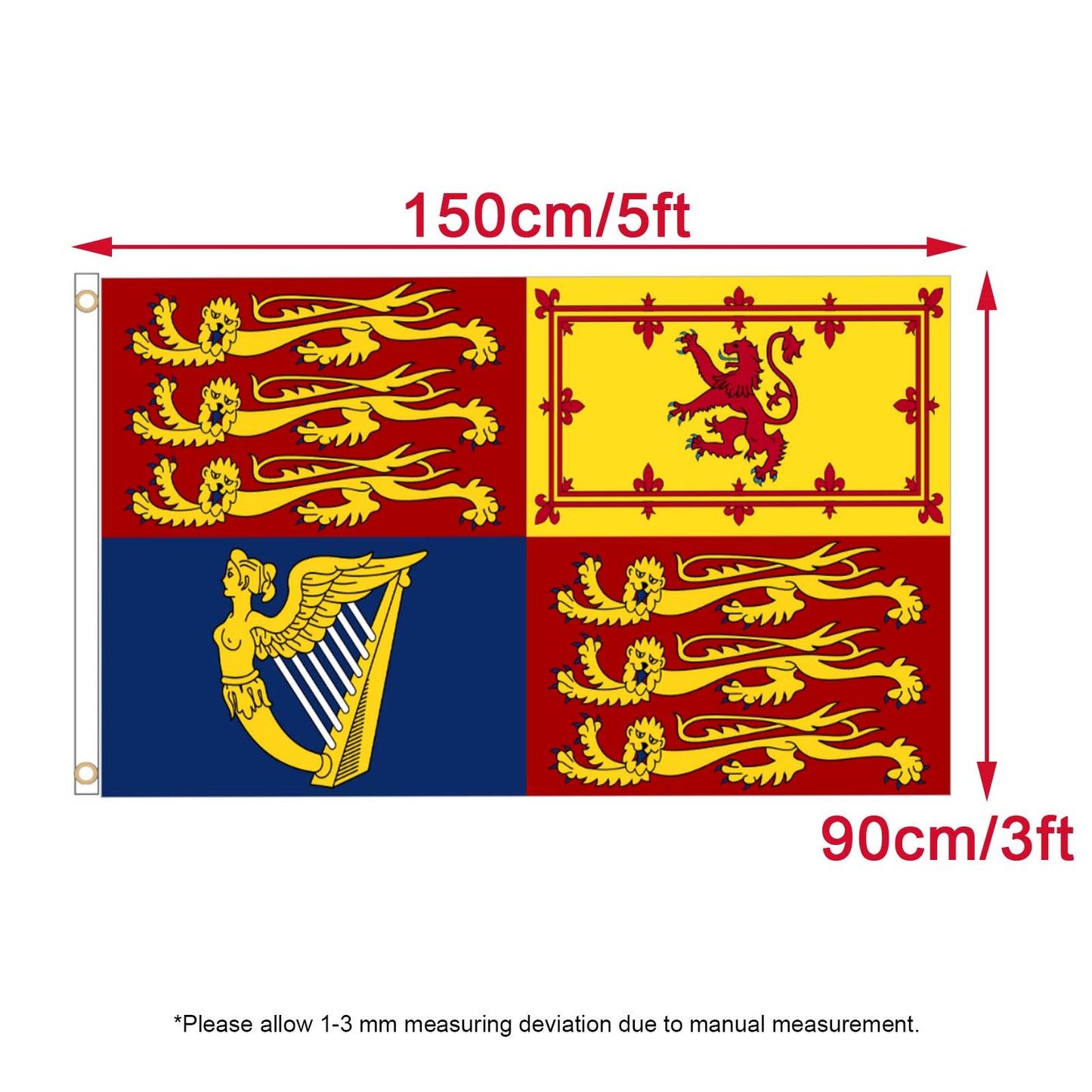 Queen Elizabeth II Platinum Jubilee 2022 God Save The Queen 5'x3' Polyester Flag