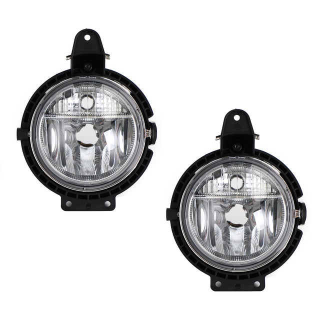 Pair Fog Lights Front Left and Right For Mini R55 R56 R57 R58 Cooper 2007-2015
