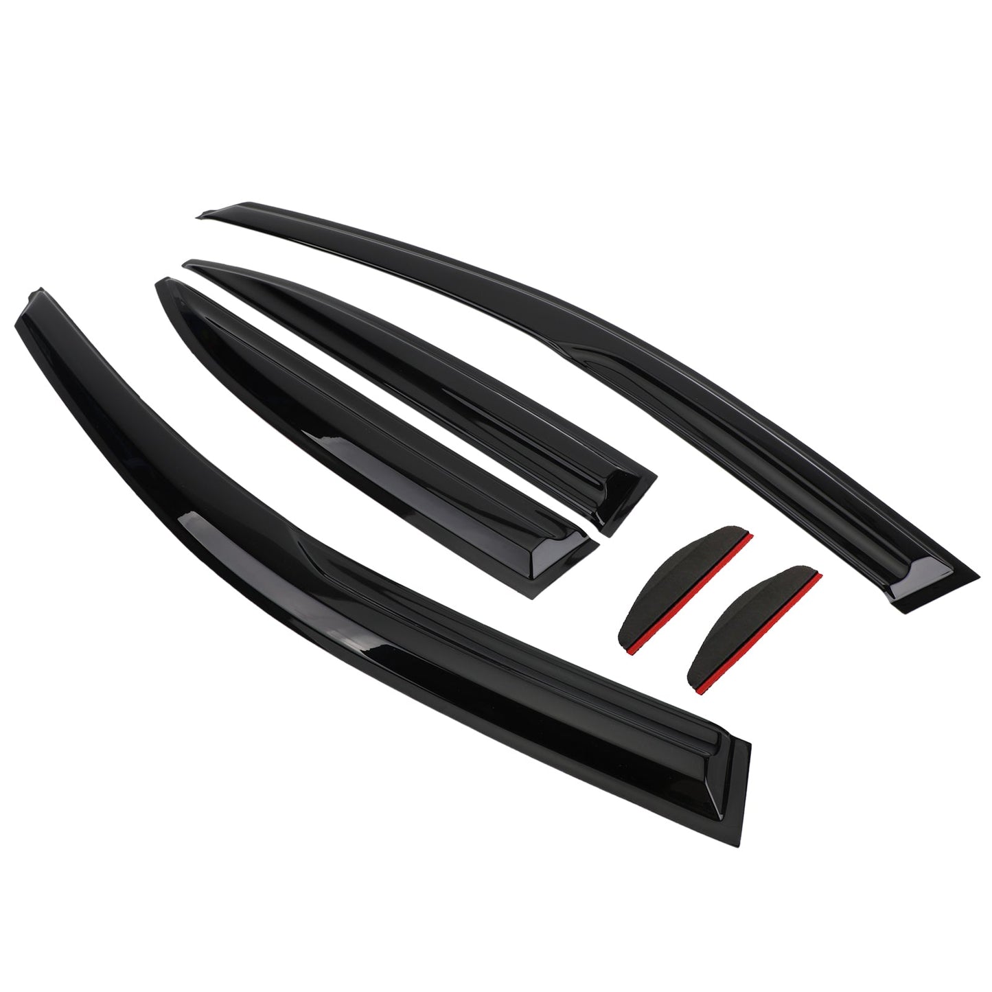 Car Window Sun Rain Guard Visors Kit 6PCS For Acura TSX 2009-2014