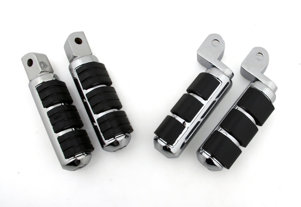 Front & Rear Foot Pegs Honda ACE 1100 Tourer Shadow 1100 VT1100C Valkyrie
