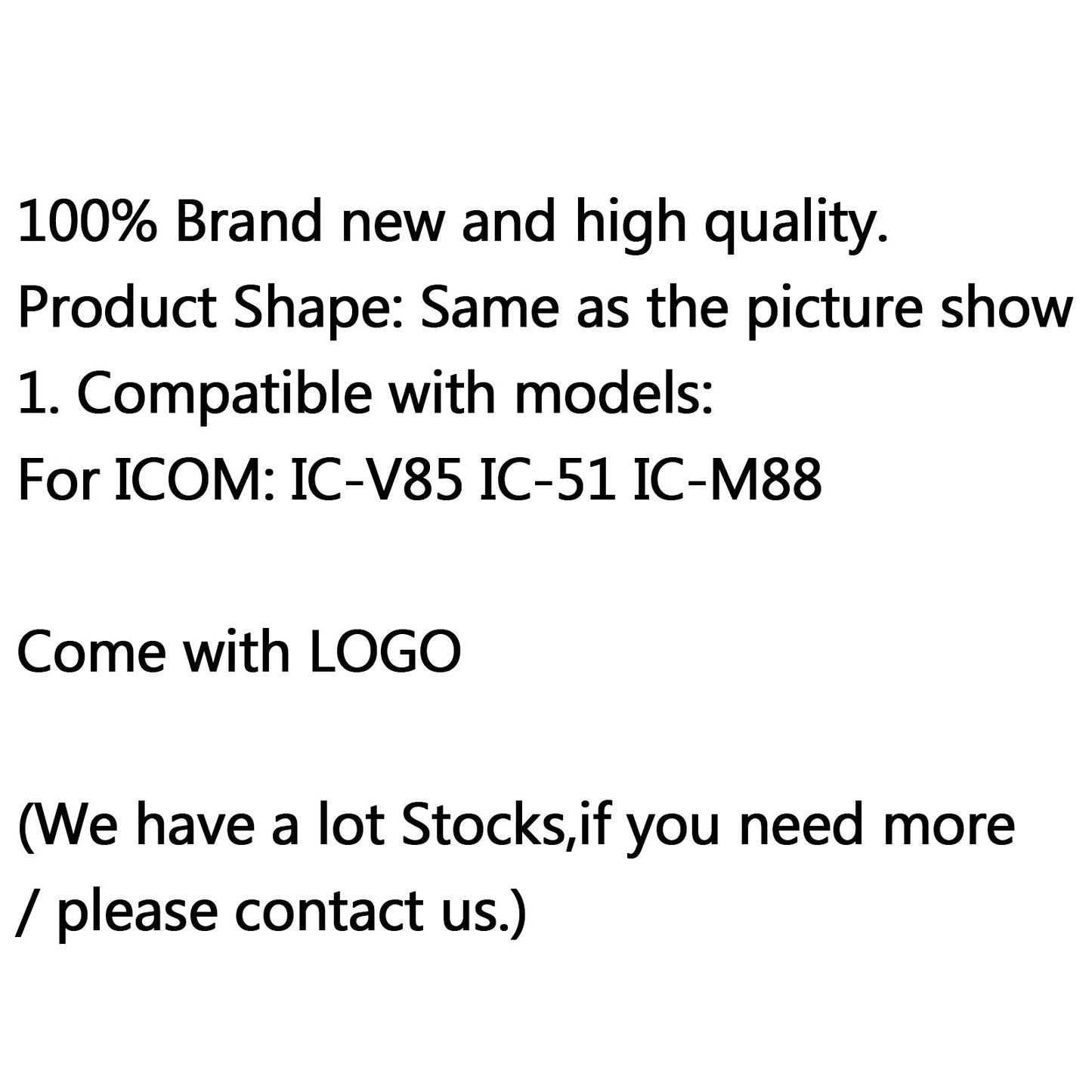 4PCS 7.4V 1700mAh BP-227 Battery Case For Icom IC-V85 IC-51 IC-M88