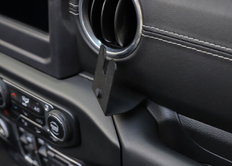 75WXST Two Way Radio Holder Walkie Talkie Bracket For Wrangler JL 2018+ Black