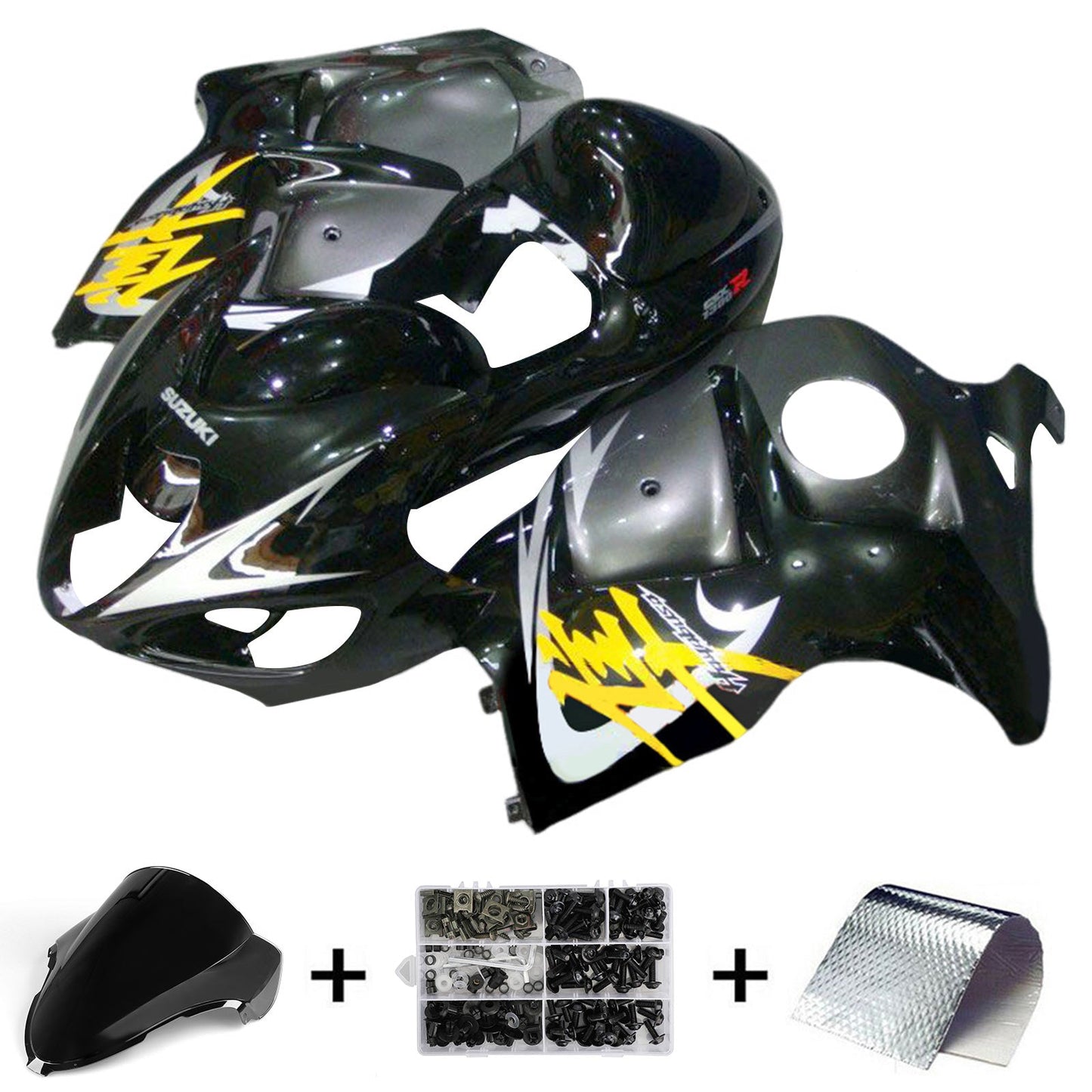 1999-2007 Suzuki Hayabusa GSX1300R Injection Fairing Kit Bodywork Plastic ABS