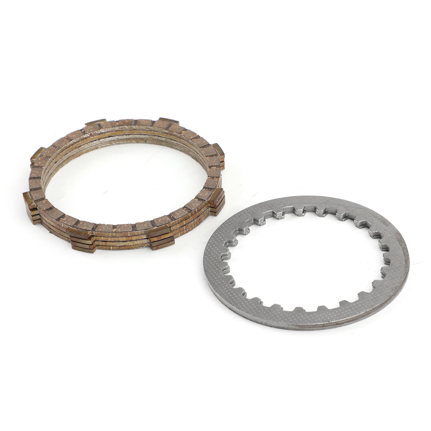 Clutch Plate Kit - Friction & Steel PlatesFor Yamaha YB100 1987 L5 L5T L5TA 69-70 DX100 1985