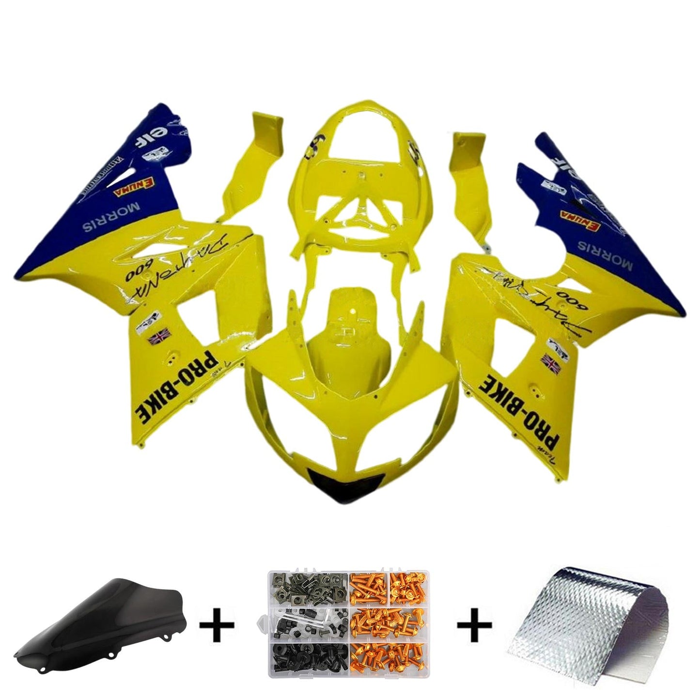 2002-2005 Triumph Daytona 600 650 Fairing Kit Bodywork Plastic ABS