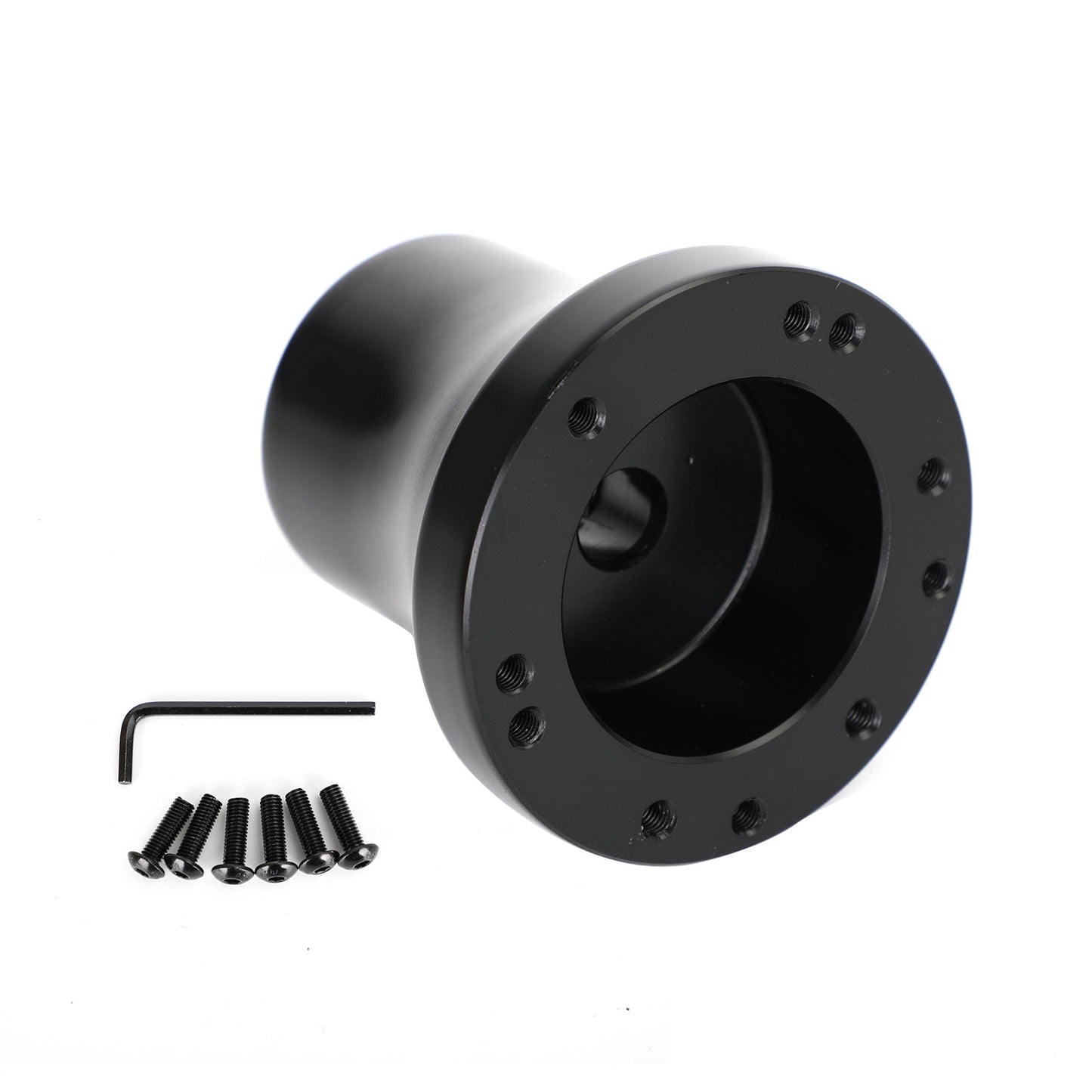 Golf Cart Aluminum Steering Wheel Adapter Hub fit for Club Car Precedent Black