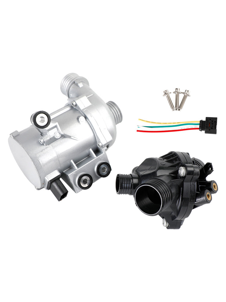 2008-2010 BMW 528i (2008 528xi) Electric Water Pump W/Thermostat & Bolt 11517586925 11537549476