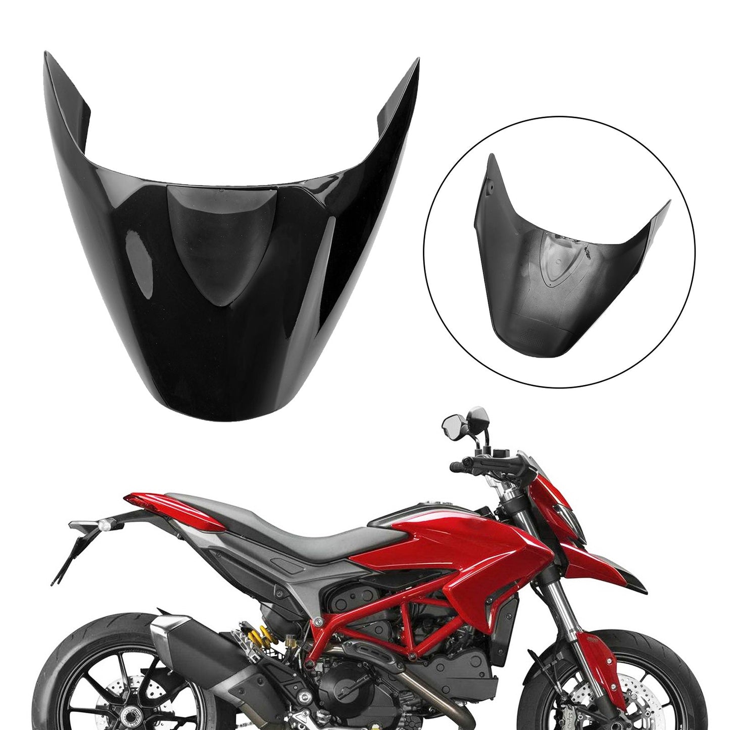 Seat Cowl For DUCATI 796 795 M1100 696 Rear Passenger Pillion Cover Fairing Black