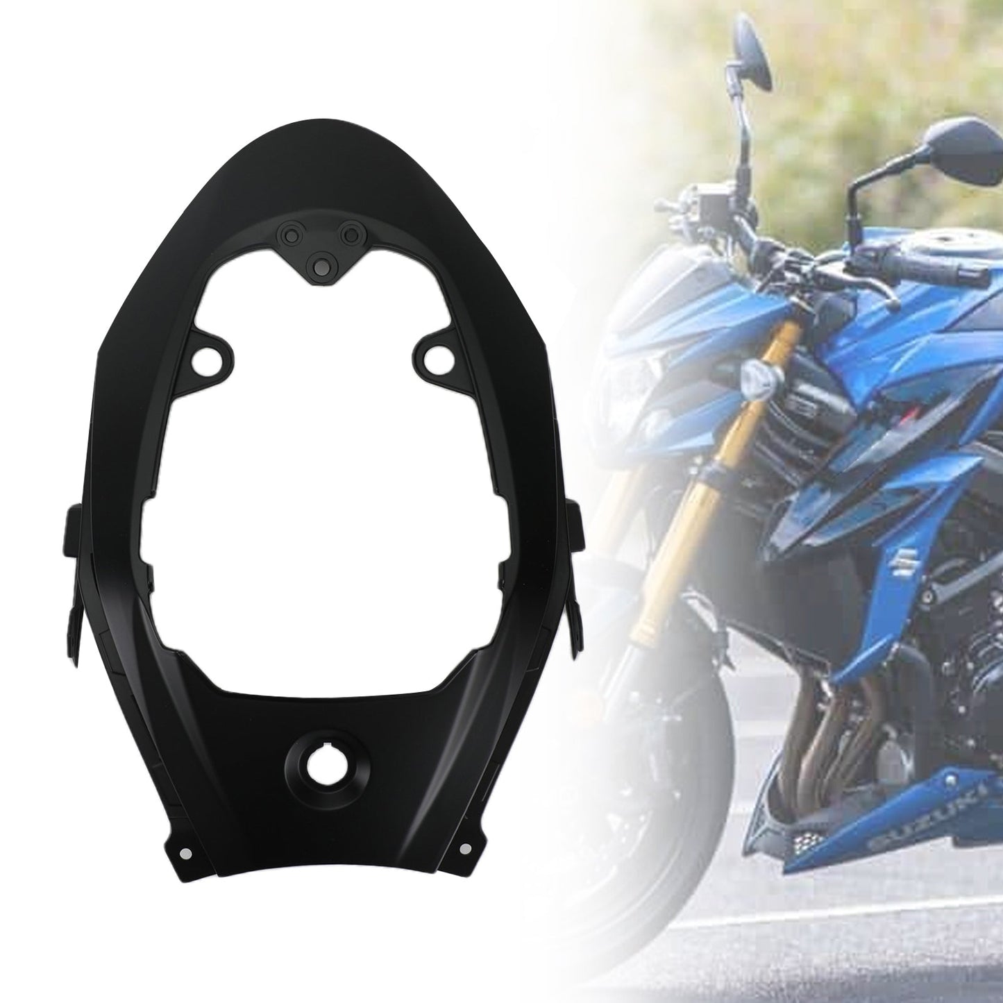 Rear Center Tail Seat Cover Fairing Cowl For Suzuki GSXS GSX-S750 2017-2021 Black