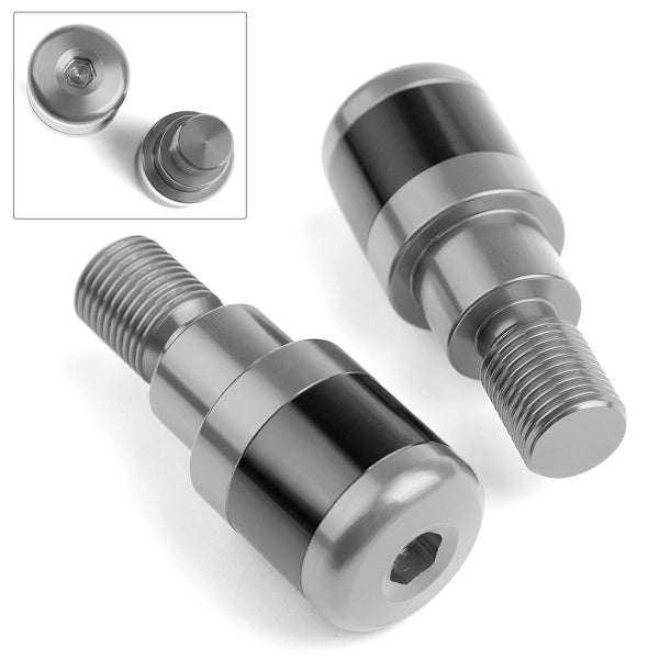 7/8" Handle Bar End Cap Plugs Slider For YAMAHA MT-09 MT-07 FZ-07 14-15 XJ6 10-13 MT-10 FZ10 Black