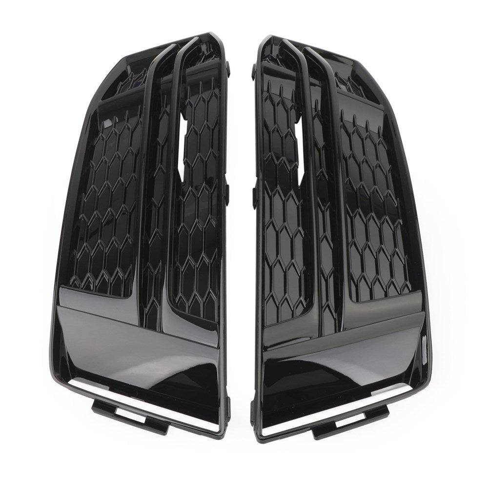 2016-2018 AUDI S4 / A4 B9 S-LINE Grill Black Front Fog Light Cover Bumper Grille