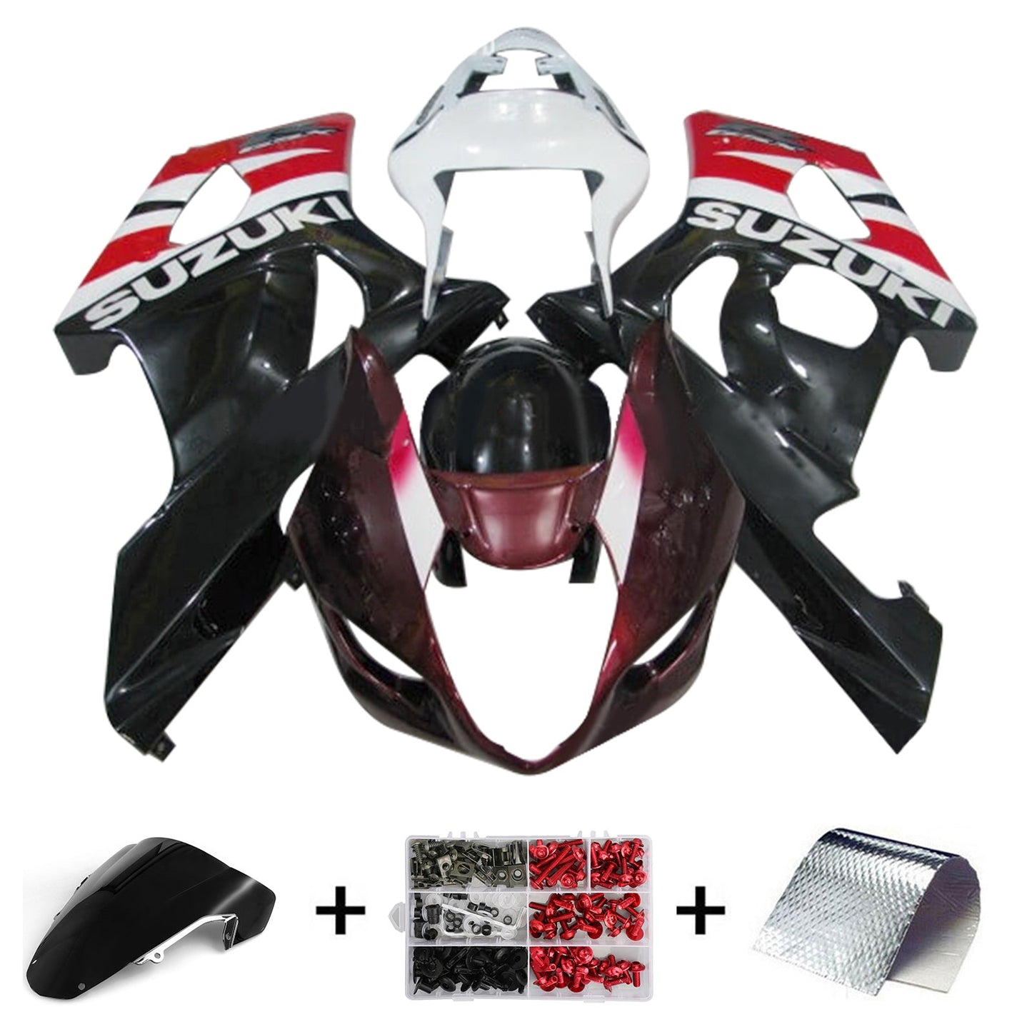 2003-2004 Suzuki GSXR1000 K3 Injection Fairing Kit Bodywork Plastic ABS