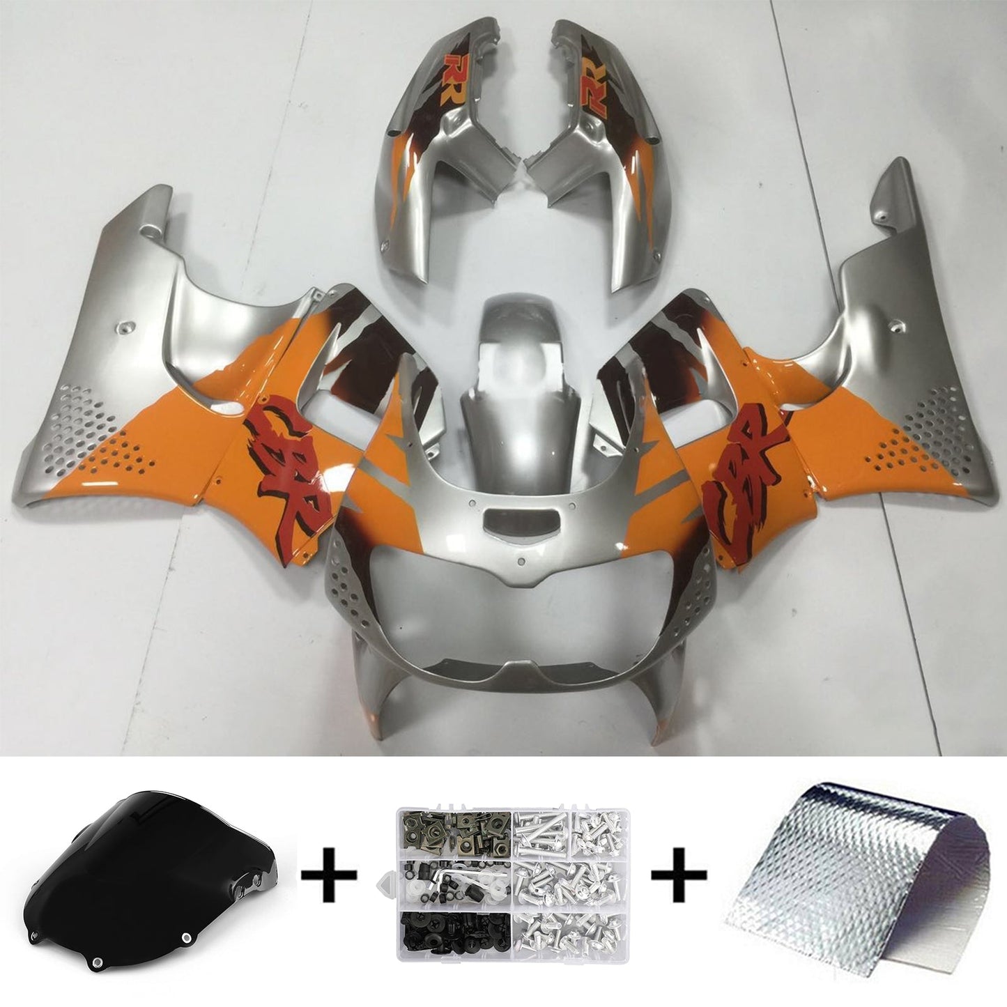 1994-1995 Honda CBR900RR 893 Amotopart Injection Fairing Kit Bodywork Plastic ABS #110