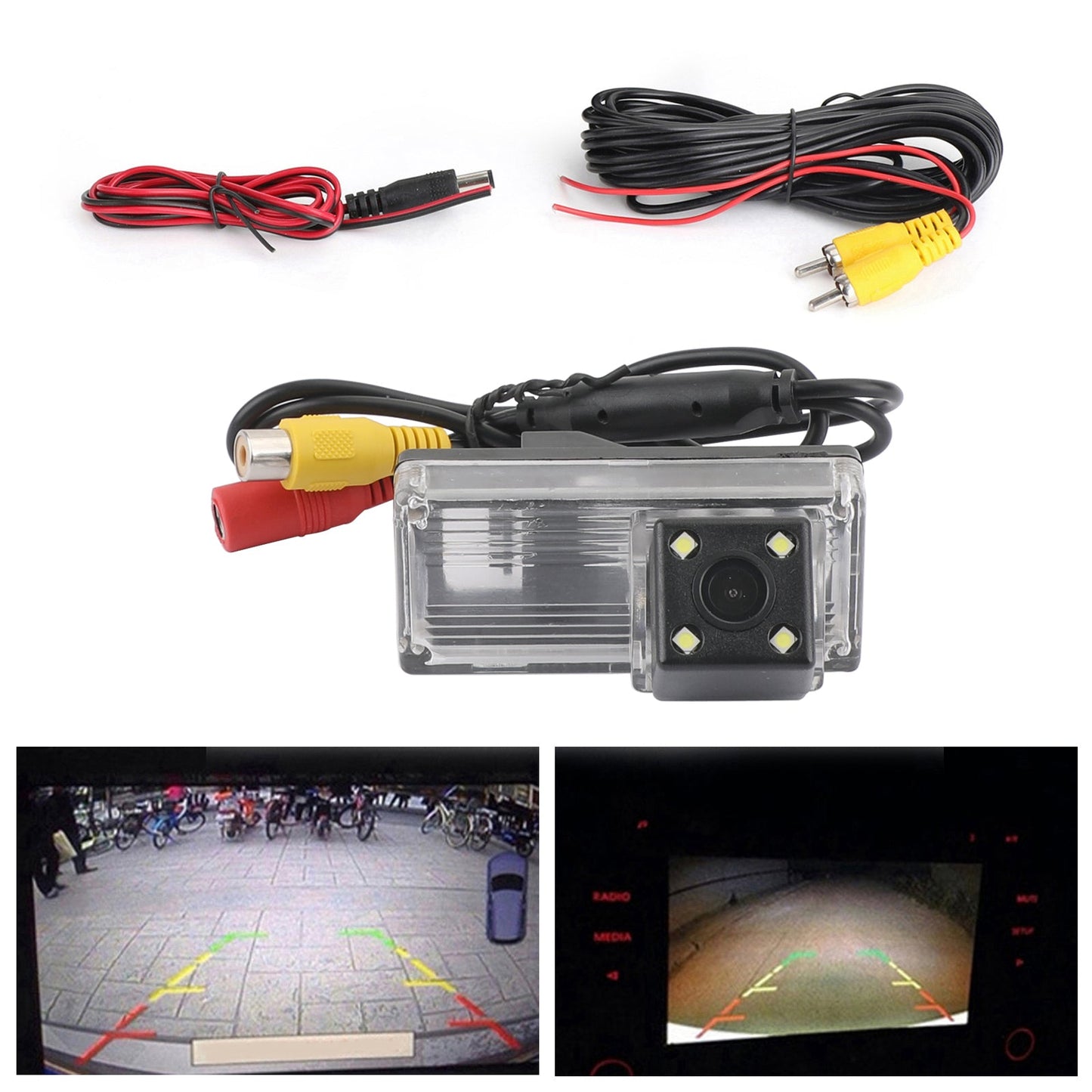 170 Degrees Reverse Backup Camera Fit For Toyota Land Cruiser 70/100/200 Series