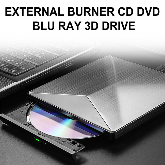 Genuine Bluray Burner External USB 3.0 Ultra Slim DVD BD Recorder Drive