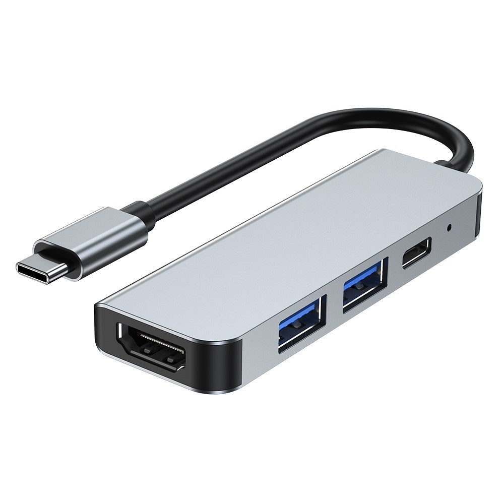 4in1 USB-C Type C HD Output 4K HD USB3.0 HUB Adapter for MacBook Pro iPad Pro
