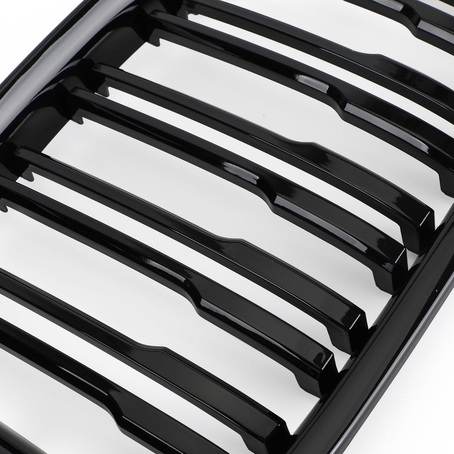 2009-2014 BMW X1 E84 Gloss Black Dual Slats Front Hood Kidney Grill Grille