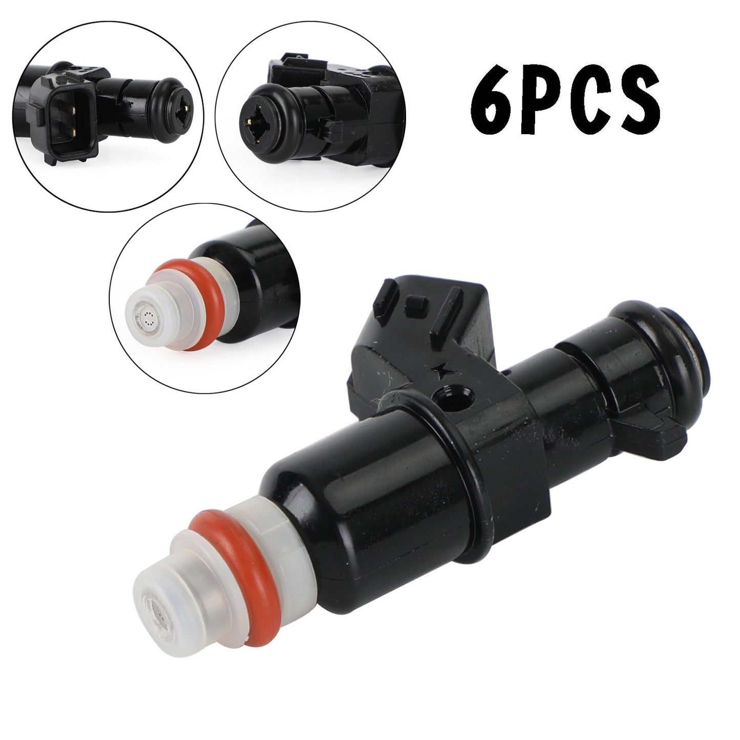 6PCS Fuel Injectors 16450-RCA-A01 Fit Honda Accord 2003-2007 3.0L Fit Acura ILX
