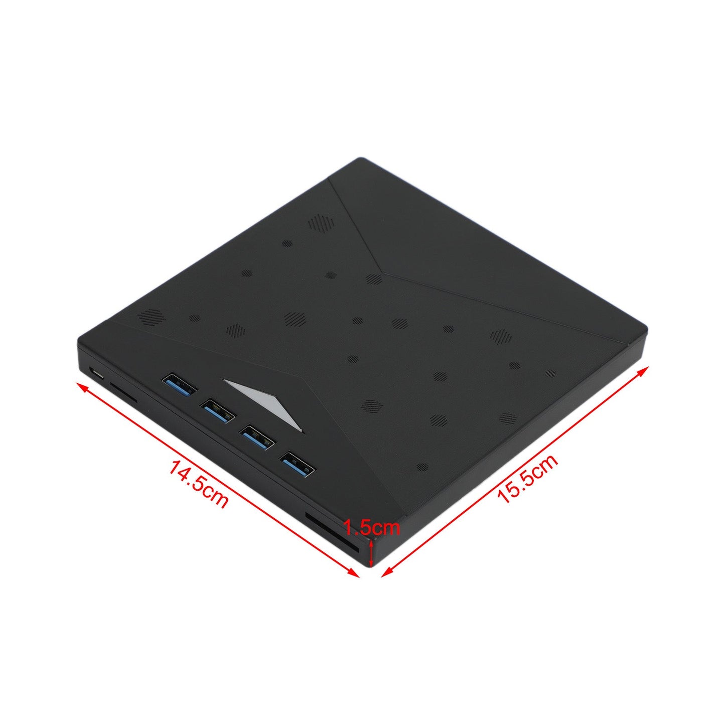 7 in 1 External CD/DVD Burner Drive USB 3.0 Type-c Type A CD-ROM Laptop,External CD/DVD Drive for Laptop 7 in 1 USB 3.0 DVD Player Portable