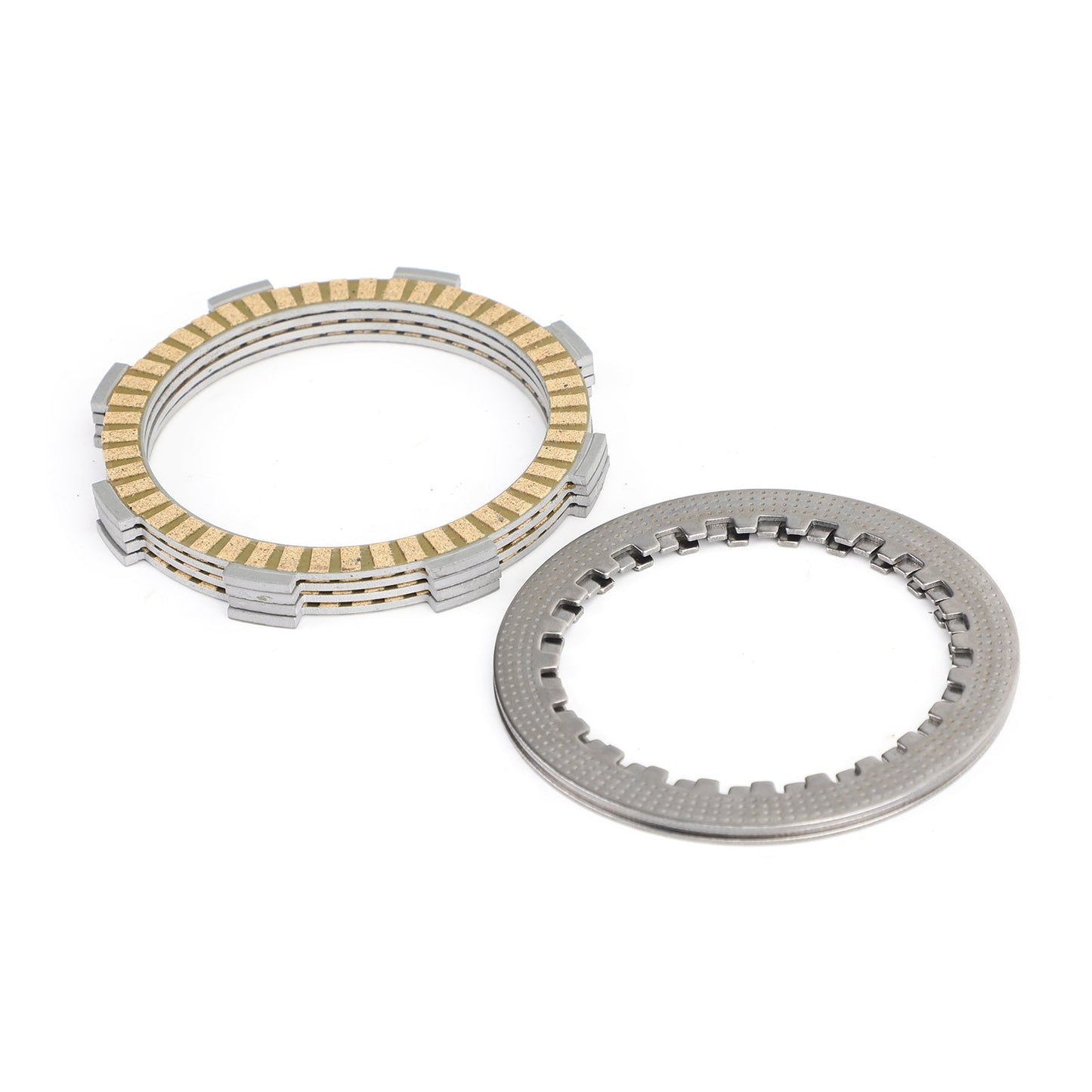 Clutch Plate Kit - Friction & Steel Plates For Yamaha ATV YFM125R RAPTOR 125 YBR125 XT125X XT125R