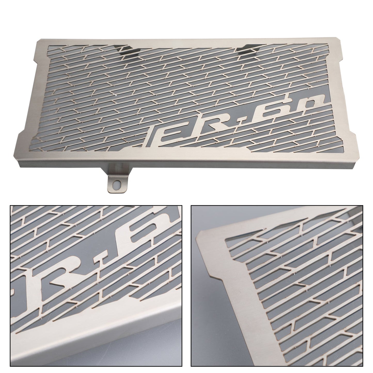 Black Radiator Grill Guard Protector for Kawasaki ER-6F / ER-6N 2012-2016