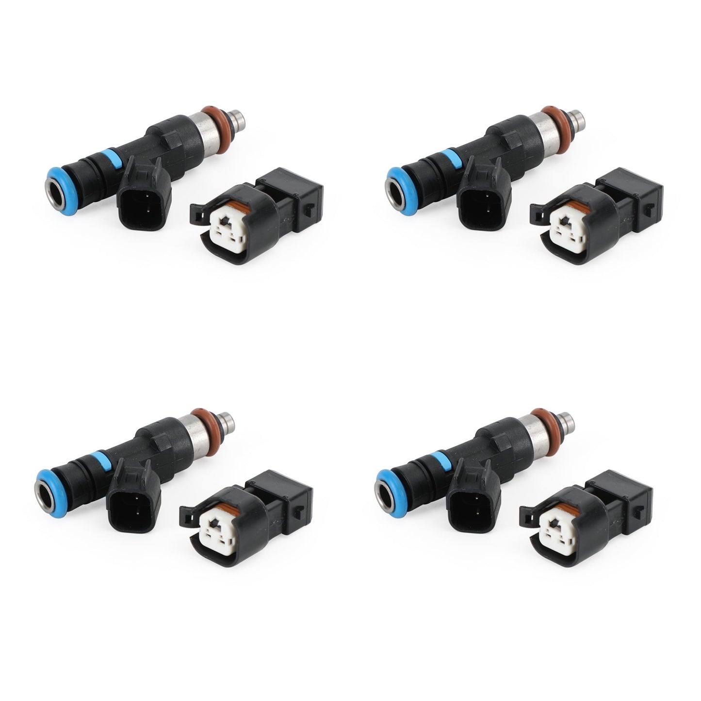 4PCS 650CC 62lb EV14 fuel injectors Fit Audi A4 TT Fit Golf Jetta KSM 1.8T turbo