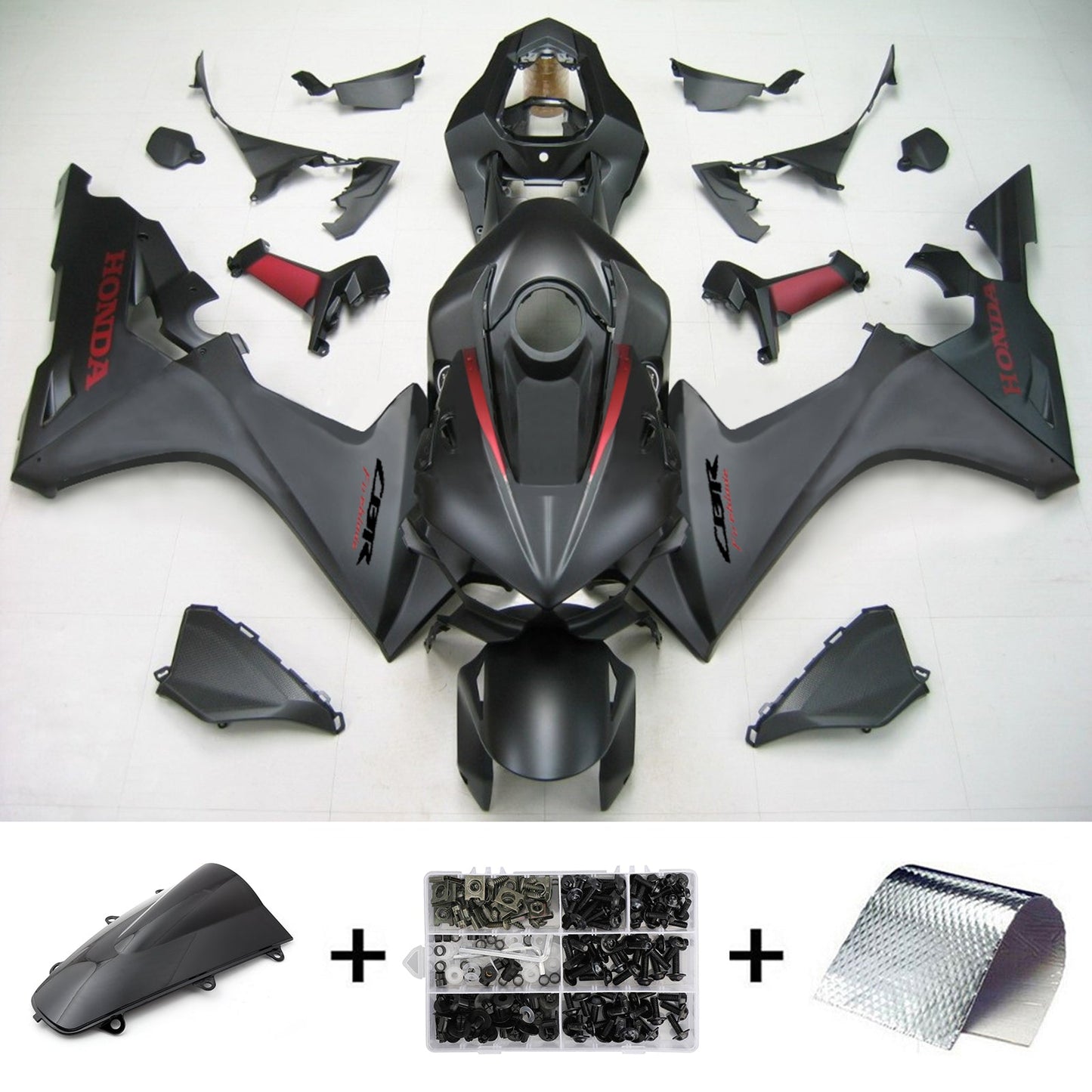 2017-2023 Honda CBR1000RR Amotopart Injection Fairing Kit Bodywork Plastic ABS #101