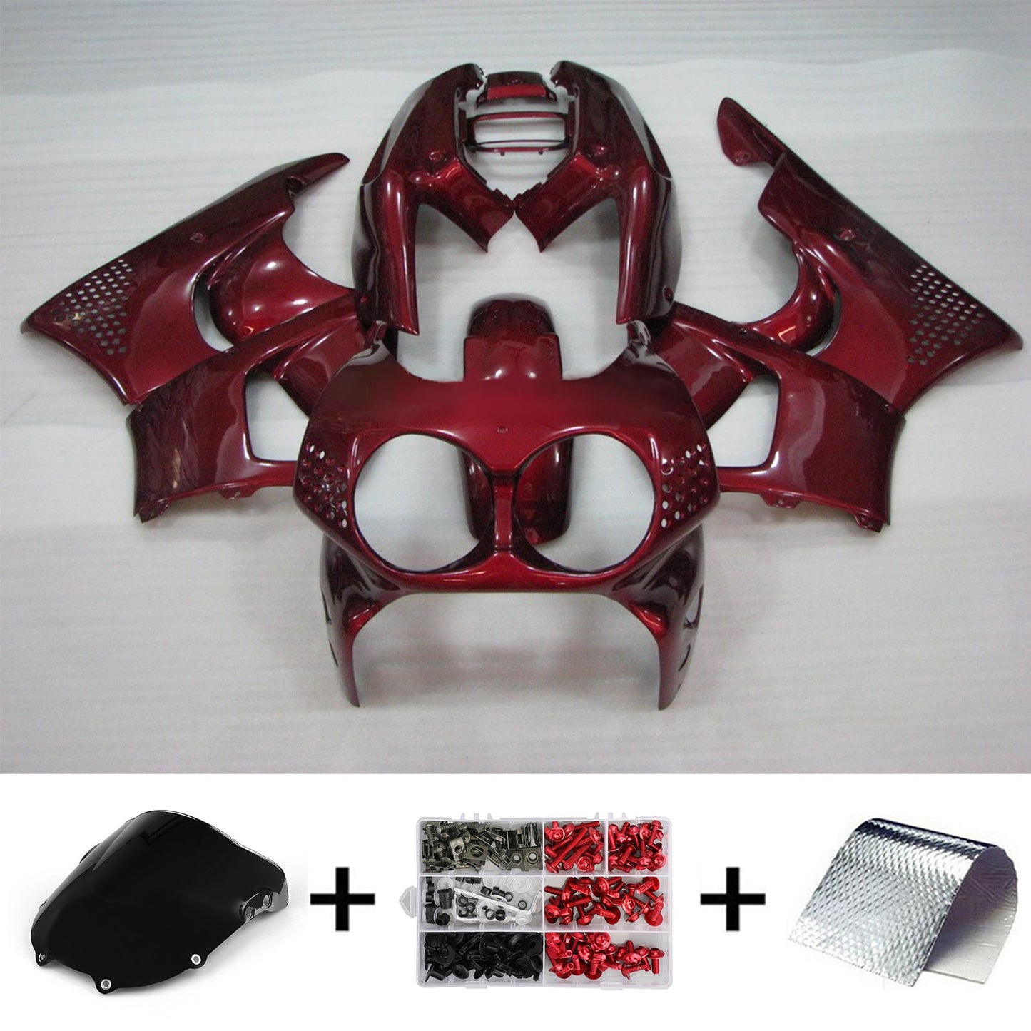 1992-1993 Honda CBR900RR 893 Amotopart Injection Fairing Kit Bodywork Plastic ABS #113