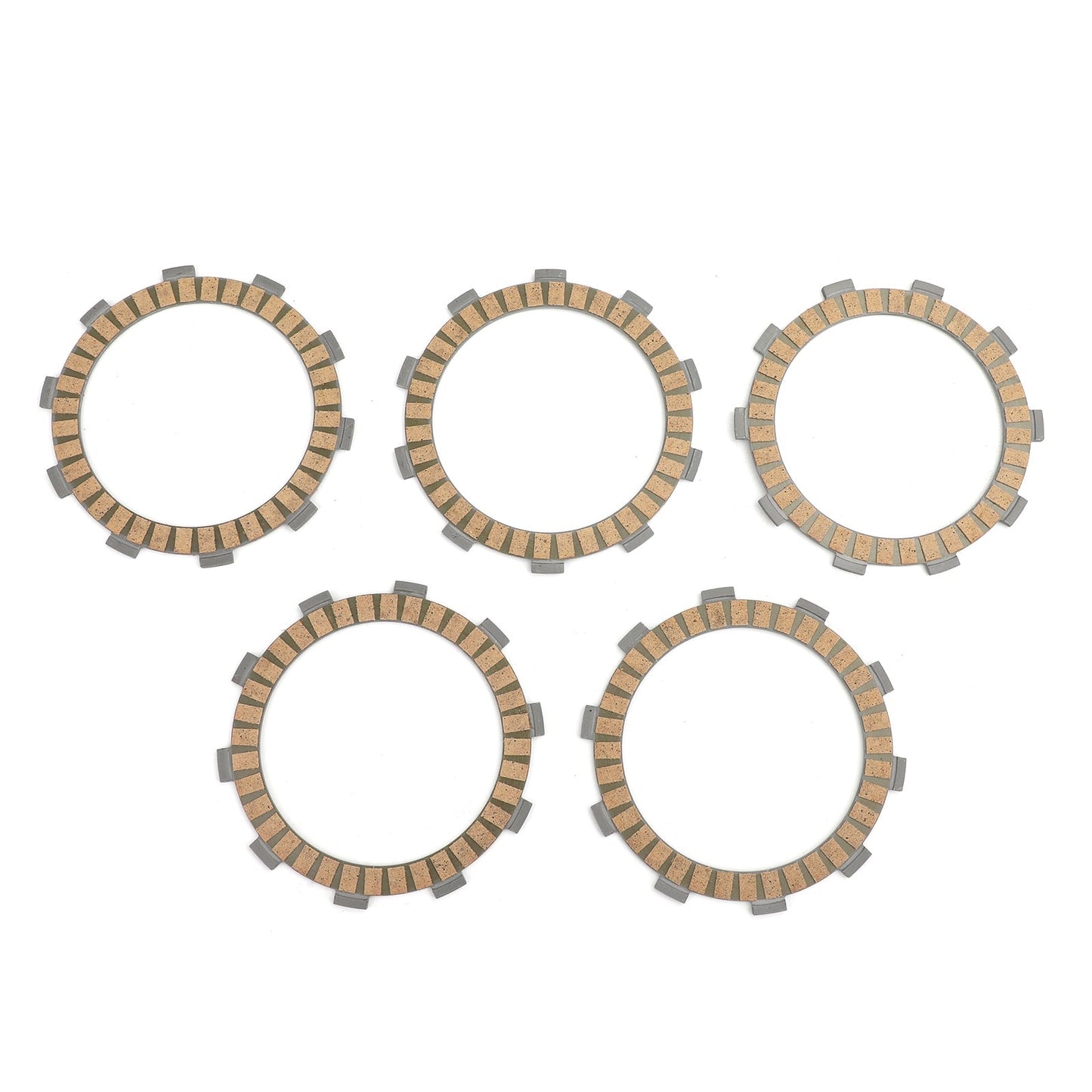 Clutch Plate Kit - Friction Plates For Yamaha SR185H/J TW200E TW200 TRAILWAY XT200J/K YZ100 E/F/G/H/K IT125 G/H/J TY125 TY175B/C YZ125X/C//F/G