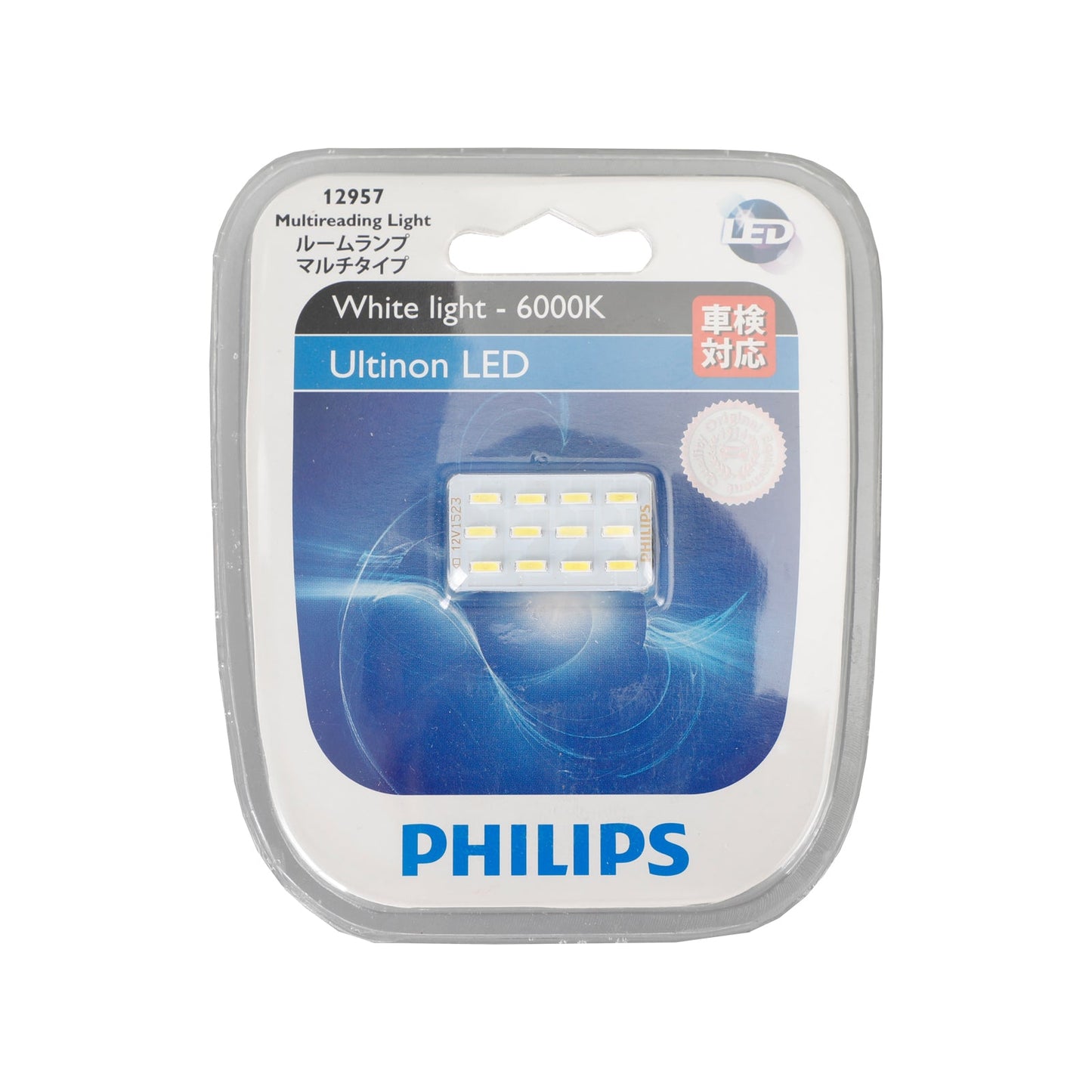 For Philips 129576000KB1 Car Ultinon LED Multireading Light 6000K White Light