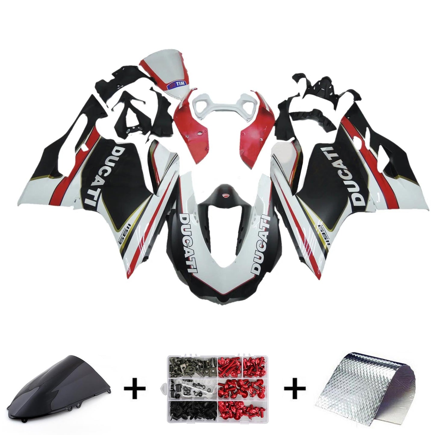 2012-2015 Ducati 1199 899 Injection Fairing Kit Bodywork Plastic ABS#111
