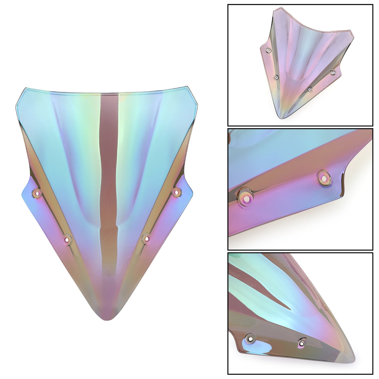 Motorcycle ABS Plastic Windshield Windscreen For KAWASAKI EX650 Ninja650 17-19 B