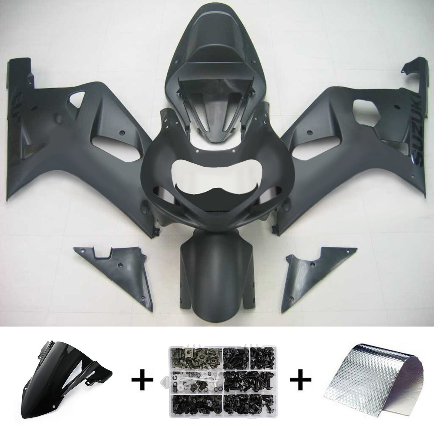 2001-2003 Suzuki GSXR750 K1 Amotopart Injection Fairing Kit Bodywork Plastic ABS #131
