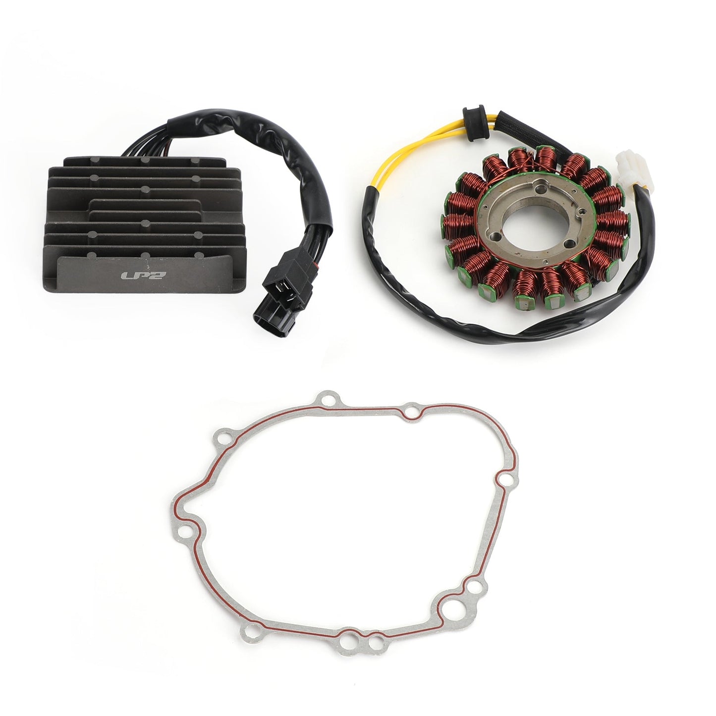 Magneto Coil Stator+Voltage Rectifier+Gasket For Suzuki GSXR 600 750 2008-2019
