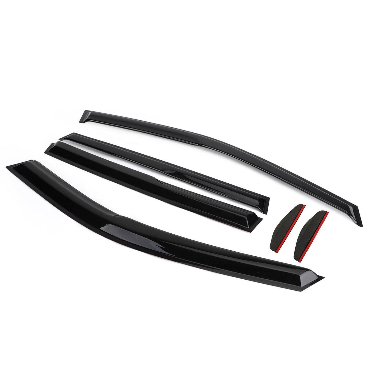 Car Window Sun Rain Guard Visors Kit 6PCS For Hyundai Accent 2012-2017