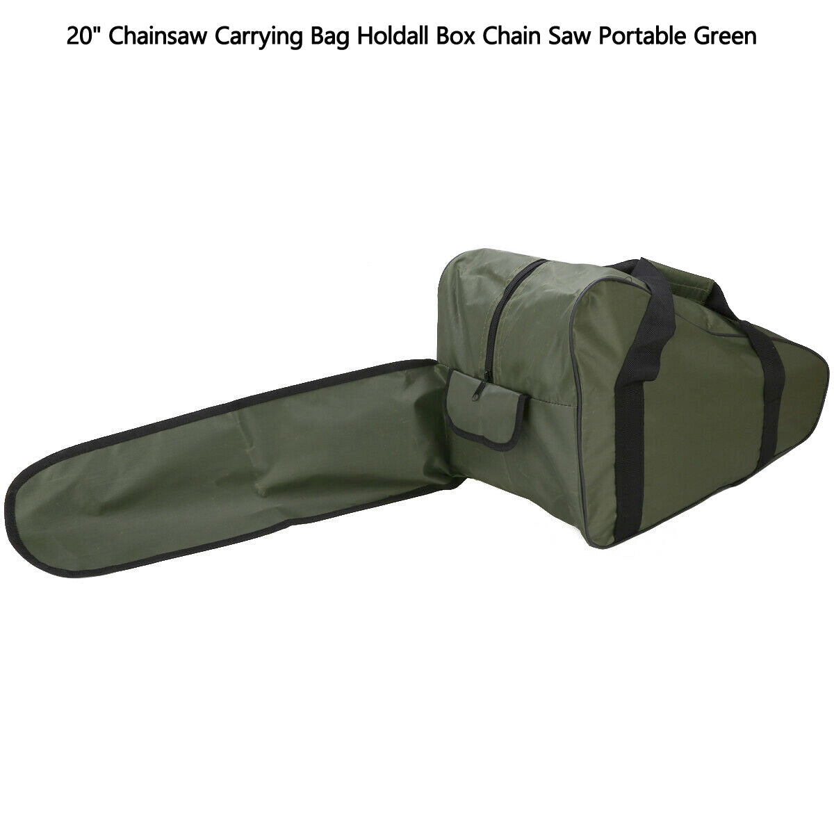 20" Chainsaw Carrying Bag Holdall Box Chain Saw Portable Green