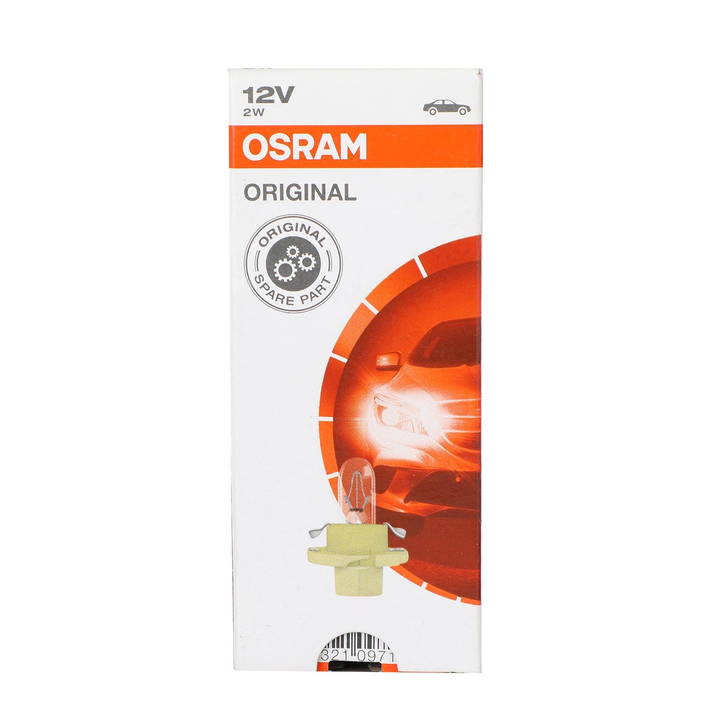 10x For OSRAM Car Original Instrument Lights 2352MFX6 12V 2W BX8.4d