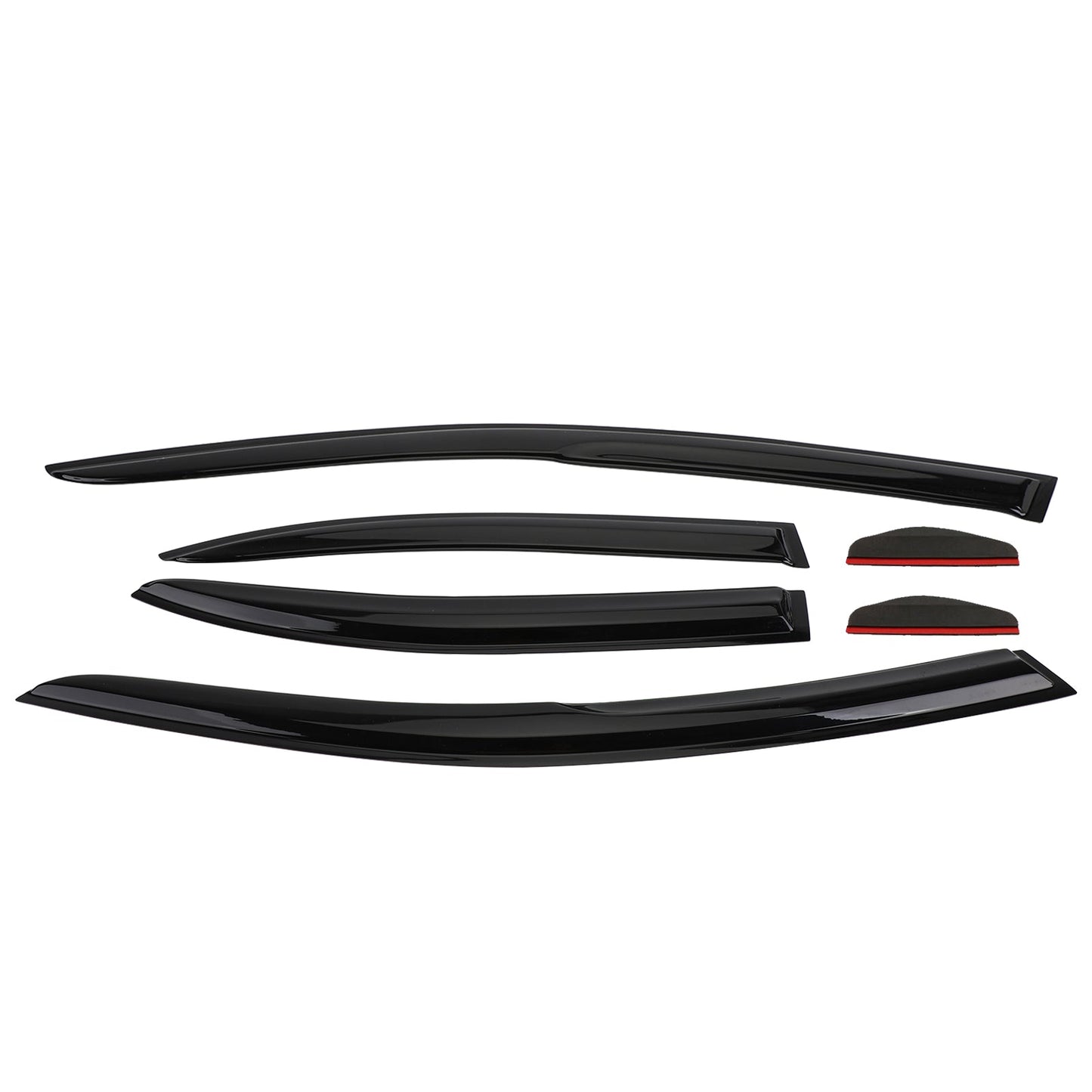 Car Window Sun Rain Guard Visors Kit 6PCS For Mitsubishi 2008-2017