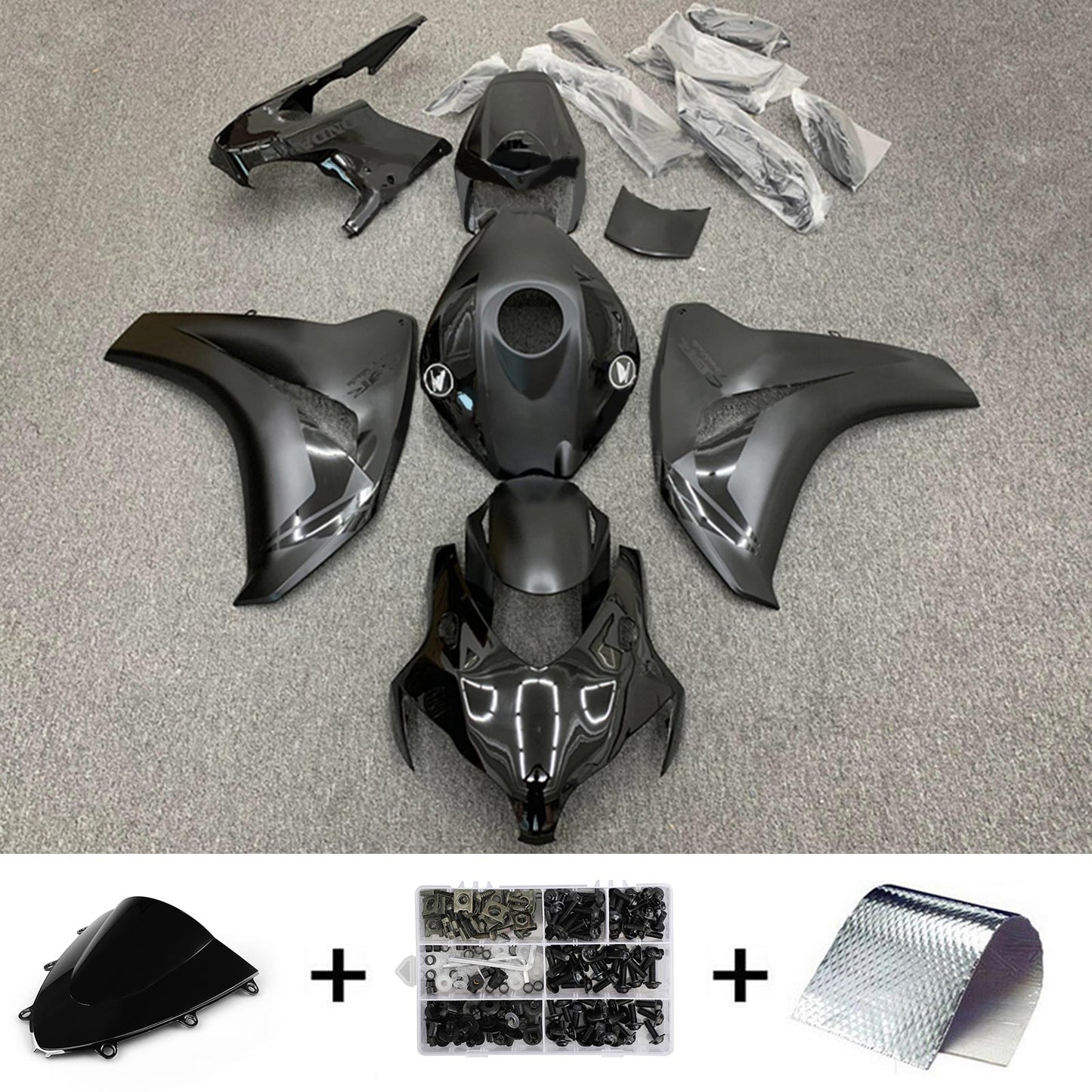 2008-2011 Honda CBR1000RR Injection Fairing Kit Bodywork Plastic ABS#200