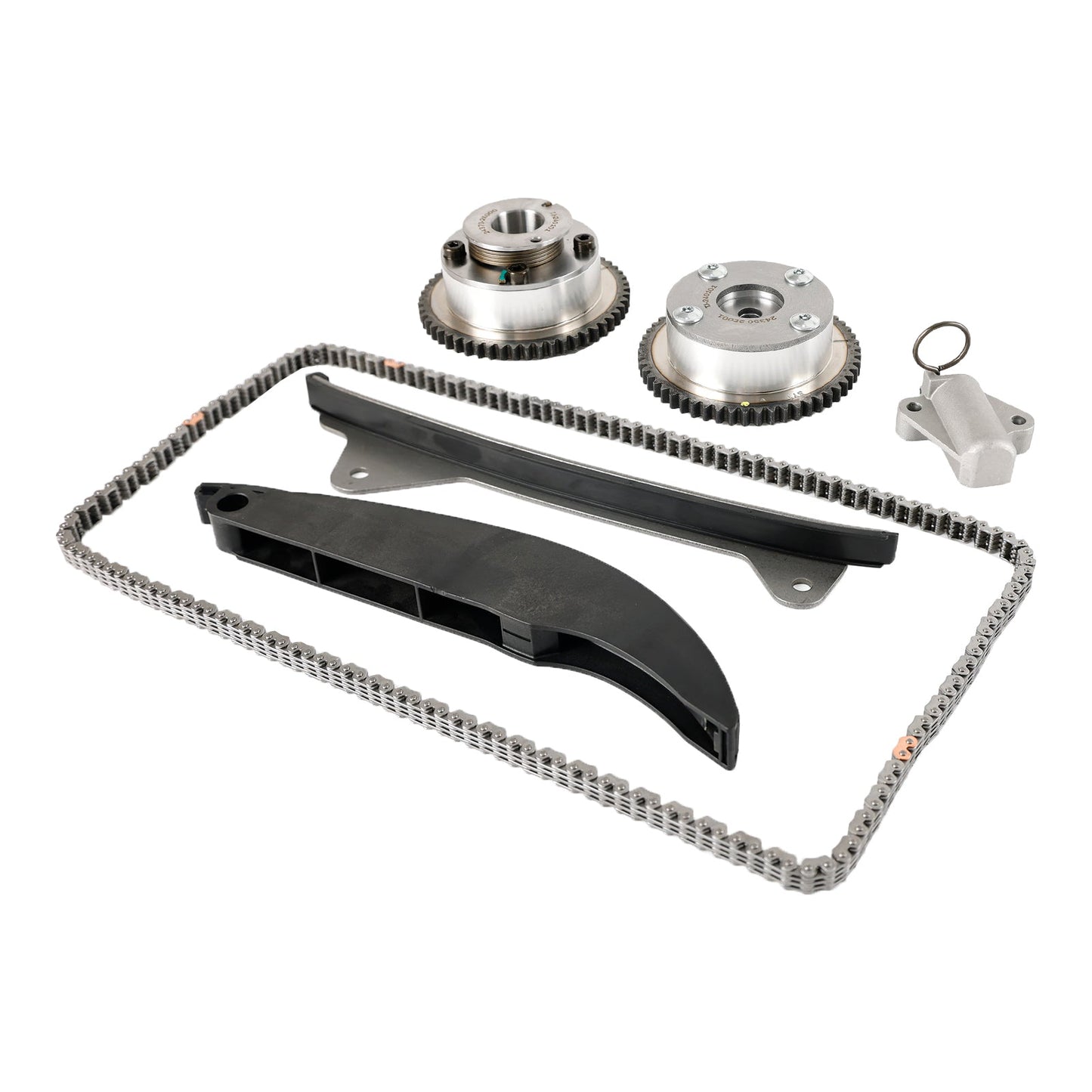2014-2016 Hyundai Elantra Kia Forte Soul
2.0L Timing Chain Kit Camshaft Phaser 24321-2E200 24410-2E000 24420-2E200 24430-2E000