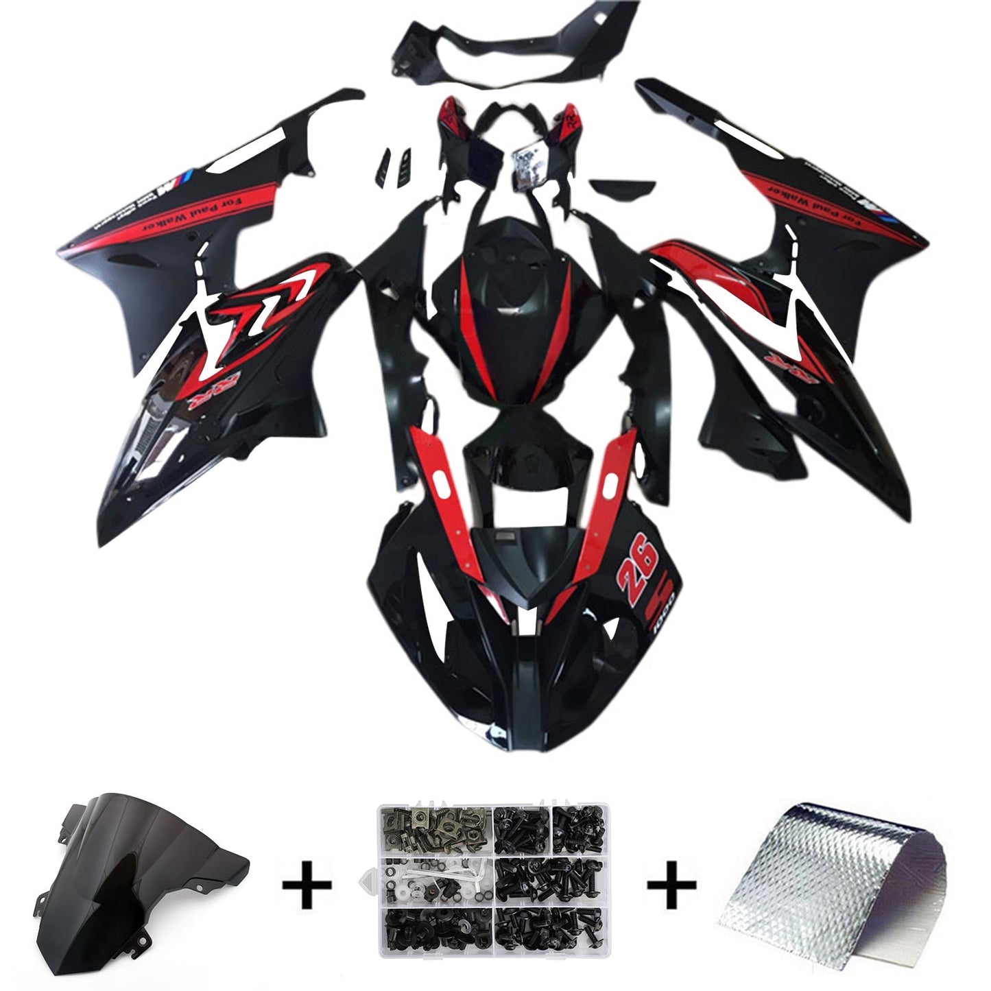 2015-2016 BMW S1000RR Fairing Kit Bodywork Plastic ABS
